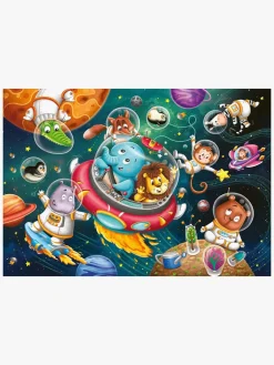 Spil & Puslespil-Ravensburger Dyr Fra Verdensrummet Puslespil 2x12 Brikker