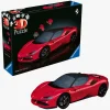 Spil & Puslespil-Ravensburger Ferrari SF90 Stradale 3D-puslespil 161 Brikker