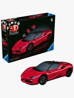 Spil & Puslespil-Ravensburger Ferrari SF90 Stradale 3D-puslespil 161 Brikker