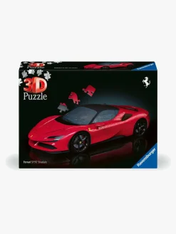 Spil & Puslespil-Ravensburger Ferrari SF90 Stradale 3D-puslespil 161 Brikker