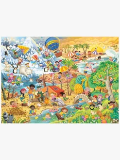 Spil & Puslespil-Ravensburger Four Seasons Puslespil 100 Brikker