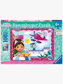 Spil & Puslespil-Ravensburger Gabby's Dollhouse XXL Puslespil 100 Brikker