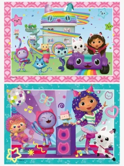 Spil & Puslespil-Ravensburger Gabby's Dollhouse Puslespil 2x24 Brikker