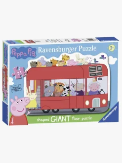 Spil & Puslespil-Ravensburger Gulvpuslespil Gurli Gris Bus, 24 Brikker