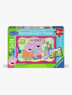 Spil & Puslespil-Ravensburger Gurli Gris Puslespil 2x24 Brikker