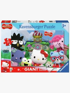 Spil & Puslespil-Ravensburger Hello Kitty Giant Floor Puslespil 24 Brikker
