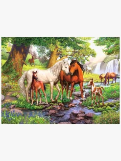 Spil & Puslespil-Ravensburger Horses By The Stream Puslespil