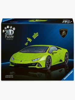 Spil & Puslespil-Ravensburger Iconics 3D-puslespil Lamborghini Huracán EVO-Verde 158 Brikker
