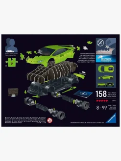 Spil & Puslespil-Ravensburger Iconics 3D-puslespil Lamborghini Huracán EVO-Verde 158 Brikker