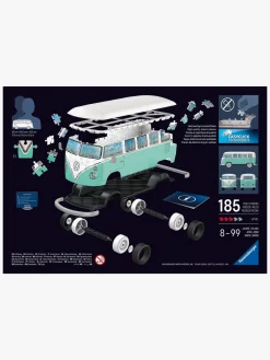 Spil & Puslespil-Ravensburger Iconics 3D-puslespil Volkswagen T1 185 Brikker