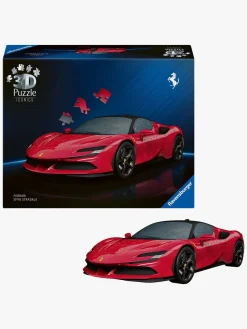 Spil & Puslespil-Ravensburger Iconics 3D-puslespil Ferrari SF 90 Stradale 163 Brikker