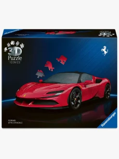 Spil & Puslespil-Ravensburger Iconics 3D-puslespil Ferrari SF 90 Stradale 163 Brikker