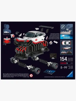 Spil & Puslespil-Ravensburger Iconics 3D-puslespil Porsche 911 GT3 Cup 154 Brikker