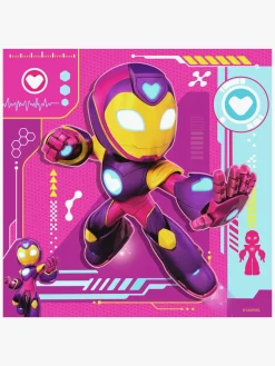Spil & Puslespil-Ravensburger Iron Man & His Awesome Friends Puslespil 3x49 Brikker