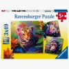 Spil & Puslespil-Ravensburger Jungle Babies Puslespil 3x49 Brikker