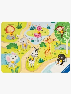 Spil & Puslespil-Ravensburger Knoppuslespil Zoodyr 8 Brikker