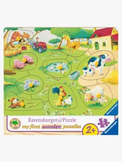 Spil & Puslespil-Ravensburger Knoppuslespil Bondegård 9 Brikker