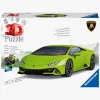 Spil & Puslespil-Ravensburger Lamborghini Huracán EVO-Verde 3D-puslespil 156 Brikker