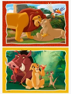 Spil & Puslespil-Ravensburger Løvernes Konge Puslespil 2x24 Brikker