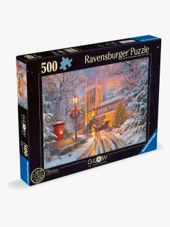 Spil & Puslespil-Ravensburger Magical Christmas Starline Puslespil 500 Brikker