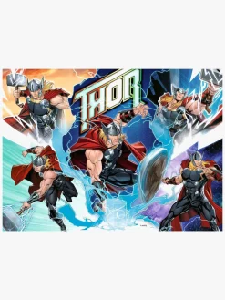 Spil & Puslespil-Ravensburger Marvel Avengers Puslespil Thor XXL 100 Brikker