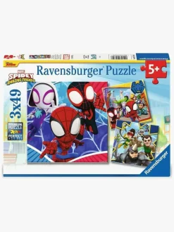 Spil & Puslespil-Ravensburger Marvel Spidey and His Amazing Friends Puslespil 3x49 Brikker