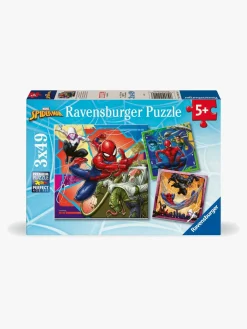 Legetøj Til Børn På 0-10 År|Spil & Puslespil-Ravensburger Marvel Spider-Man Puslespil 3x49 Brikker
