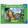 Spil & Puslespil-Ravensburger Minecraft Puslespil 100 Brikker