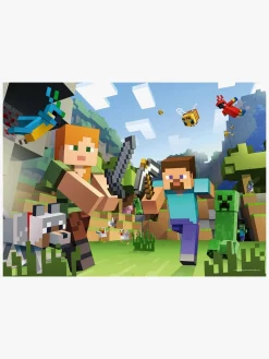 Spil & Puslespil-Ravensburger Minecraft Puslespil 100 Brikker