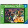 Spil & Puslespil-Ravensburger Minecraft XXL Puslespil 100 Brikker