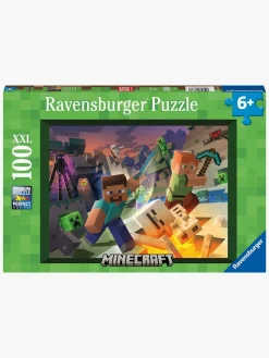 Spil & Puslespil-Ravensburger Minecraft XXL Puslespil 100 Brikker