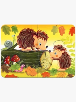 Spil & Puslespil-Ravensburger My First Puzzles Forest Animal Fun Puslespil 4-i-1