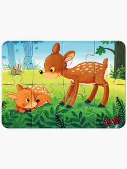 Spil & Puslespil-Ravensburger My First Puzzles Forest Animal Fun Puslespil 4-i-1