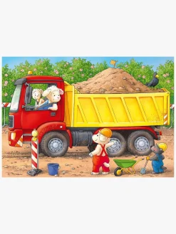 Spil & Puslespil-Ravensburger My First Puzzles Puslespil Dyr På Byggepladser 4-i-1