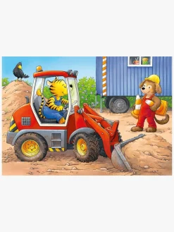 Spil & Puslespil-Ravensburger My First Puzzles Puslespil Dyr På Byggepladser 4-i-1