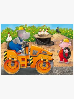 Spil & Puslespil-Ravensburger My First Puzzles Puslespil Dyr På Byggepladser 4-i-1