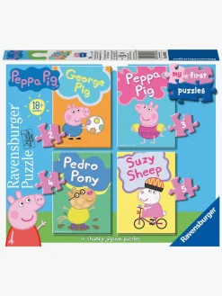 Spil & Puslespil-Ravensburger My First Puzzles Gurli Gris Puslespil 4-i-1 Flerfarvet