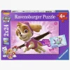 Spil & Puslespil-Ravensburger Paw Patrol Puslespil Skye & Everest 2x24 Brikker