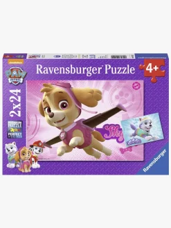 Spil & Puslespil-Ravensburger Paw Patrol Puslespil Skye & Everest 2x24 Brikker