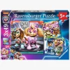 Spil & Puslespil-Ravensburger Paw Patrol The Mighty Movie Puslespil 3x49 Brikker