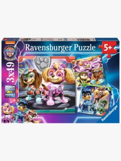 Spil & Puslespil-Ravensburger Paw Patrol The Mighty Movie Puslespil 3x49 Brikker