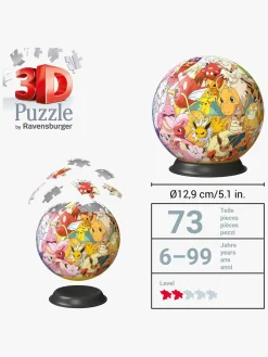 Spil & Puslespil-Ravensburger Pokémon 3D-puslespil 73 Brikker