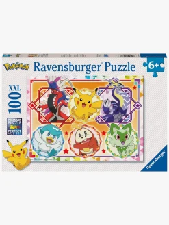 Spil & Puslespil-Ravensburger Pokémon XXL Puslespil 100 Brikker