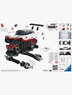 Spil & Puslespil-Ravensburger Porsche 911 MK2 GT3 Cup 3D-puslespil 152 Brikker