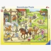 Spil & Puslespil-Ravensburger Puslespil A Day At The Ranch 40 Brikker