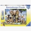 Spil & Puslespil-Ravensburger Puslespil Afrikanske Venner 300 Brikker