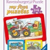 Spil & Puslespil-Ravensburger Puslespil Arbejdskøretøjer 3x6 Brikker