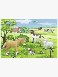 Spil & Puslespil-Ravensburger Puslespil Baby Bondegårdsdyr 2x12 Brikker