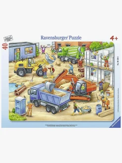 Spil & Puslespil-Ravensburger Puslespil Big Construction Vehicles 40 Brikker