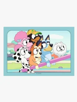 Spil & Puslespil-Ravensburger Puslespil Bluey 2x12 Brikker